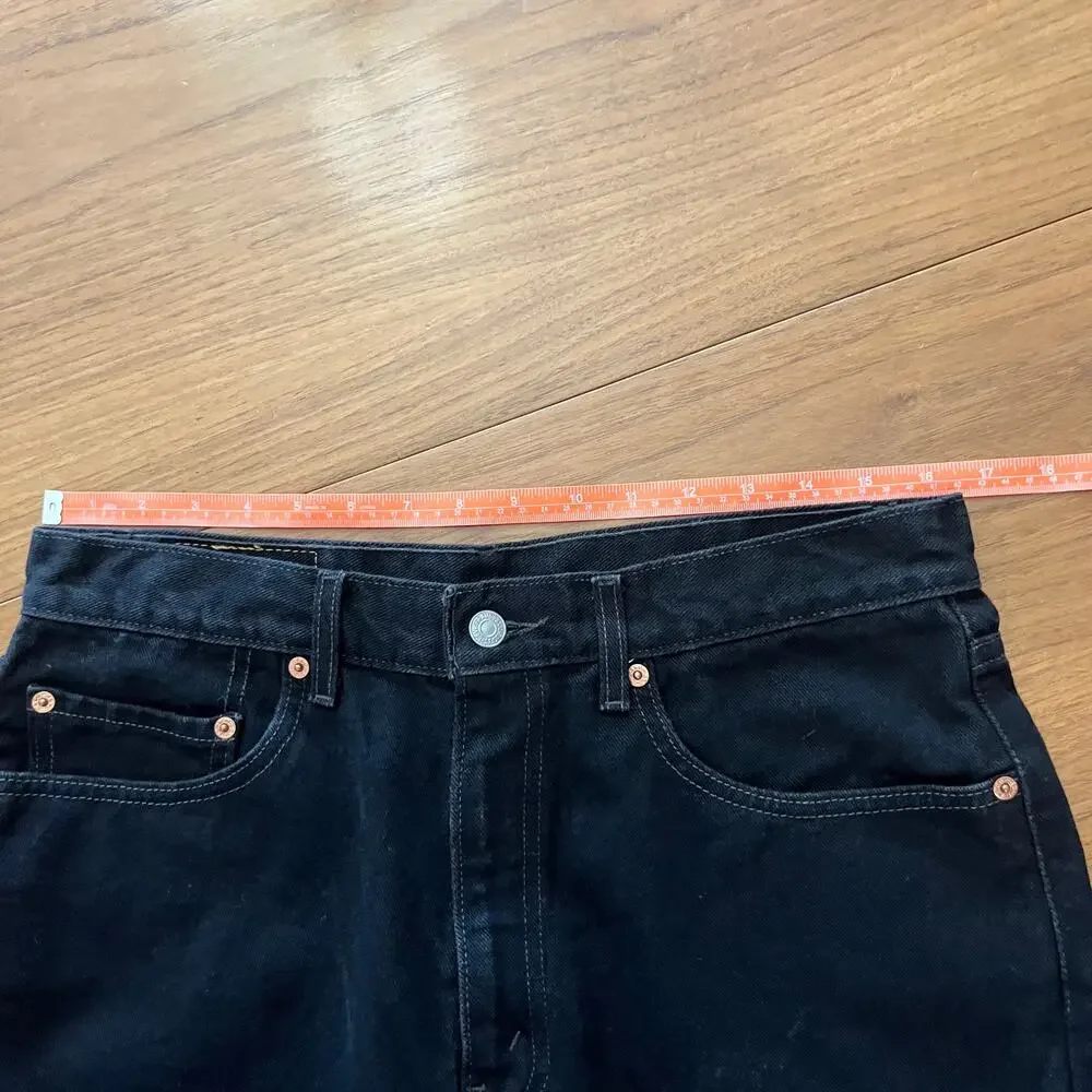Levi’s Black 505 Size 34 x 36 Relaxed Fit Vintage Y2K 2001